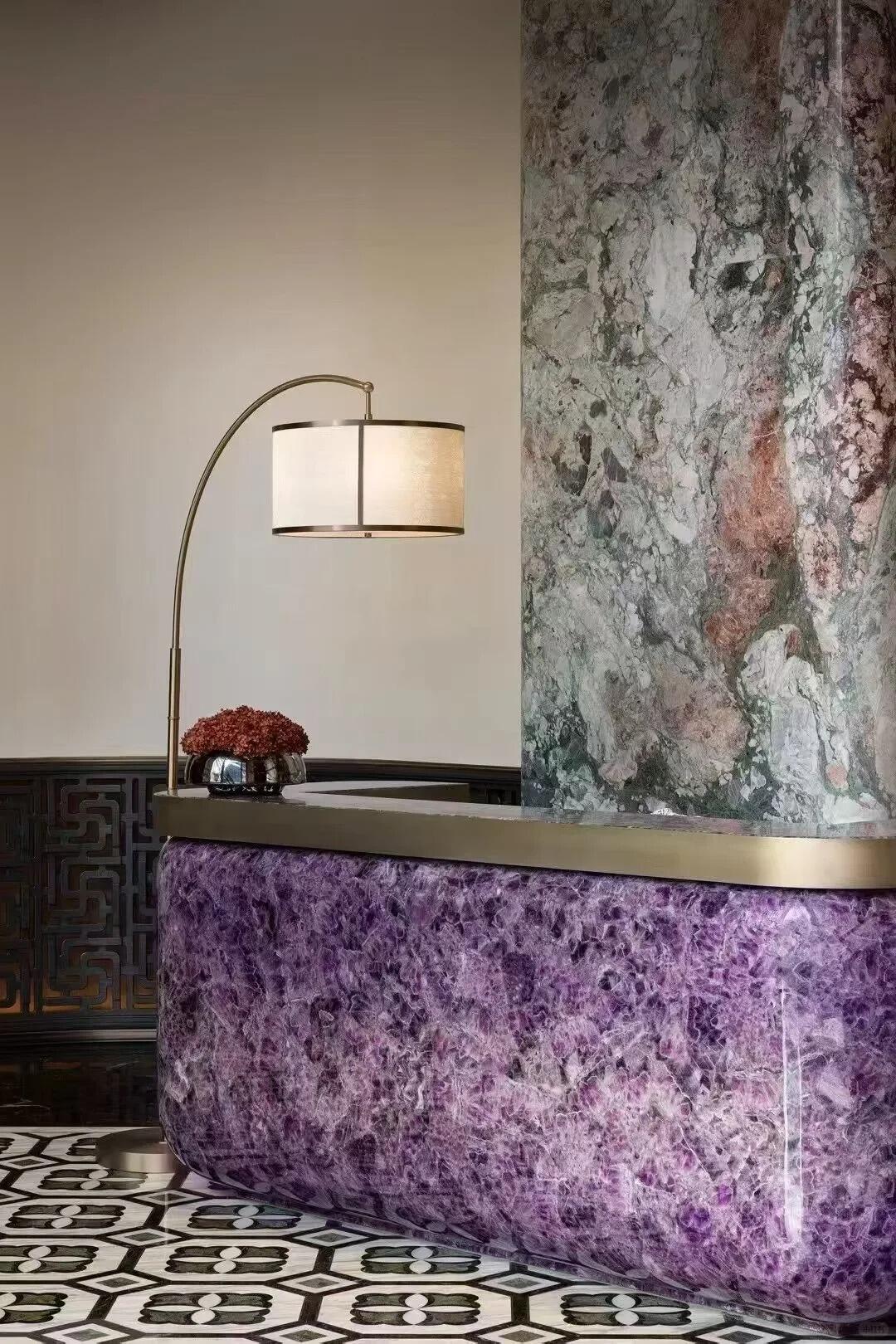 Purple Semi Precious Stone Respection Desk.jpg