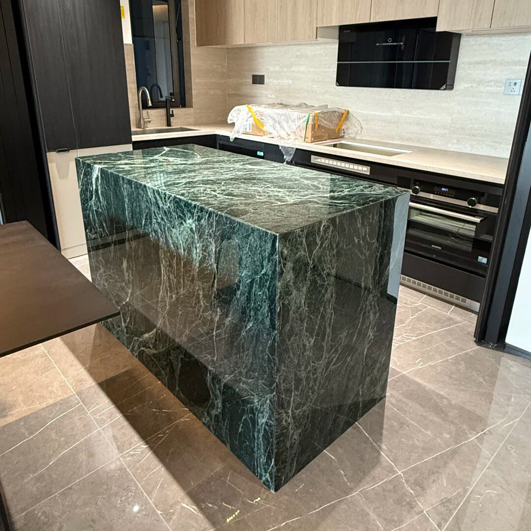 Luxury Jade Green Marble island.jpg