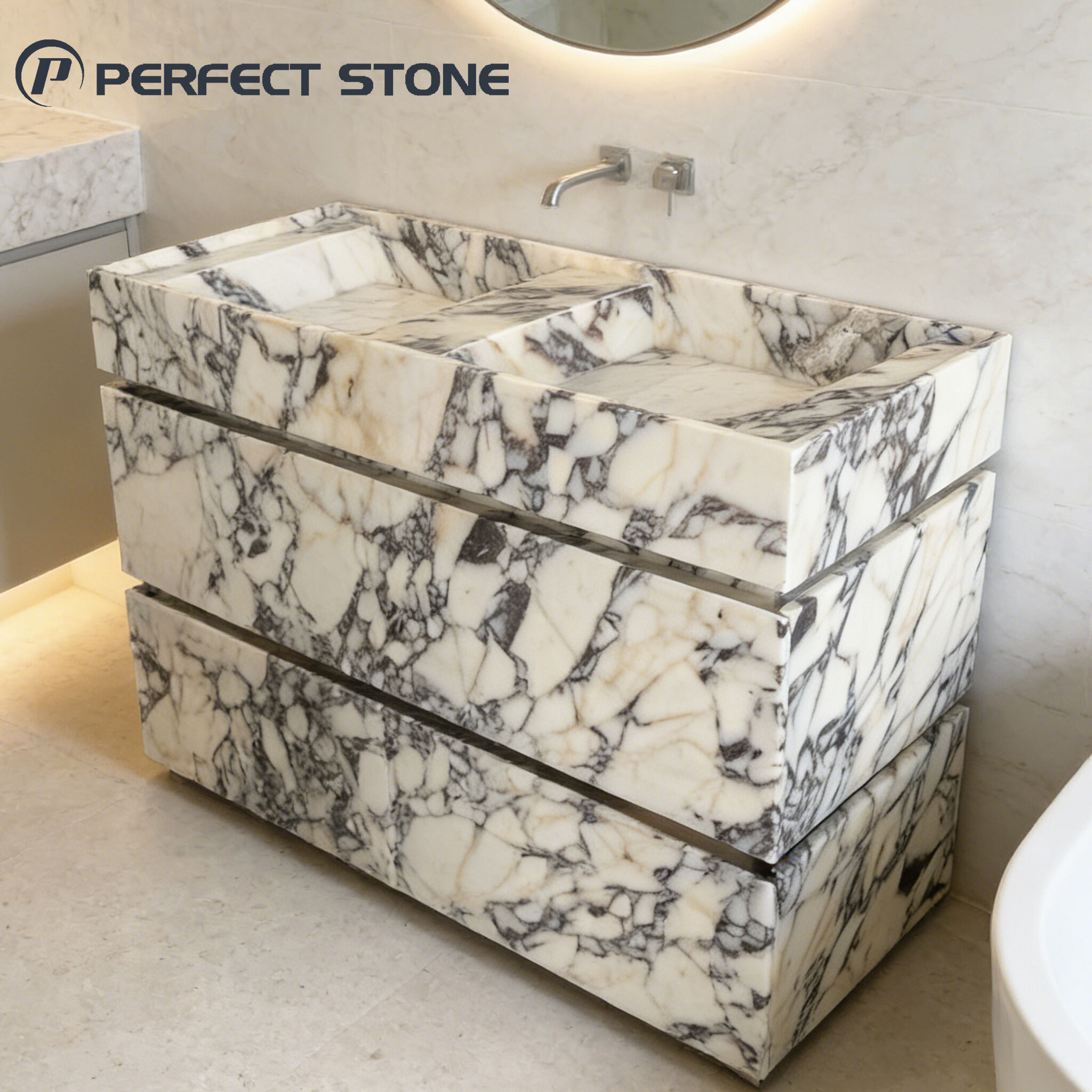 wall mount calacatta viola marble sink basin.jpg