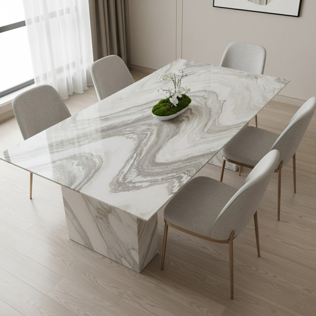 Volakas White Marble Dining Table.jpg