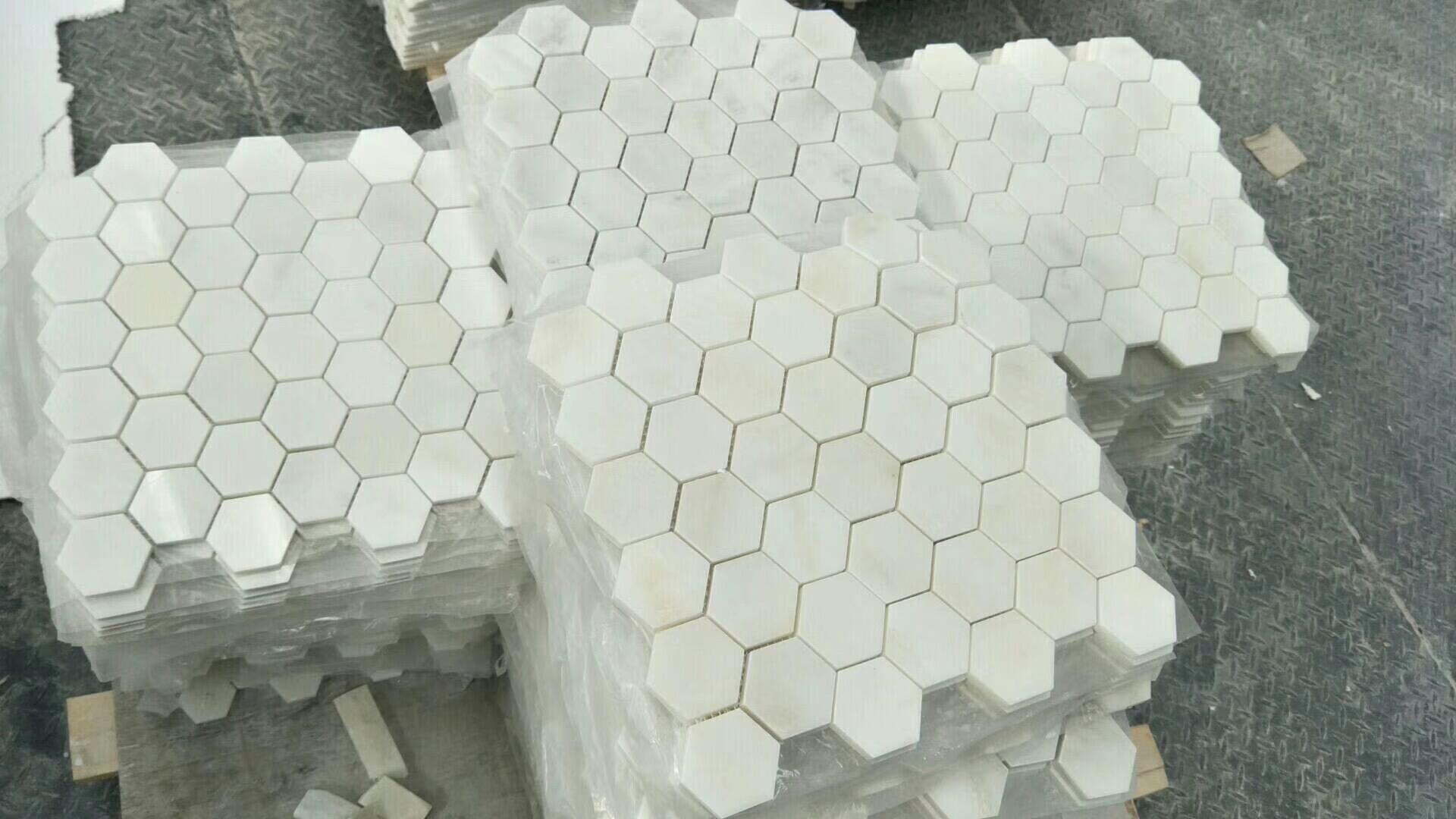 Luxury Waterjet Marble Mosaic Tiles: Precision-Cut Natural Stone for ...