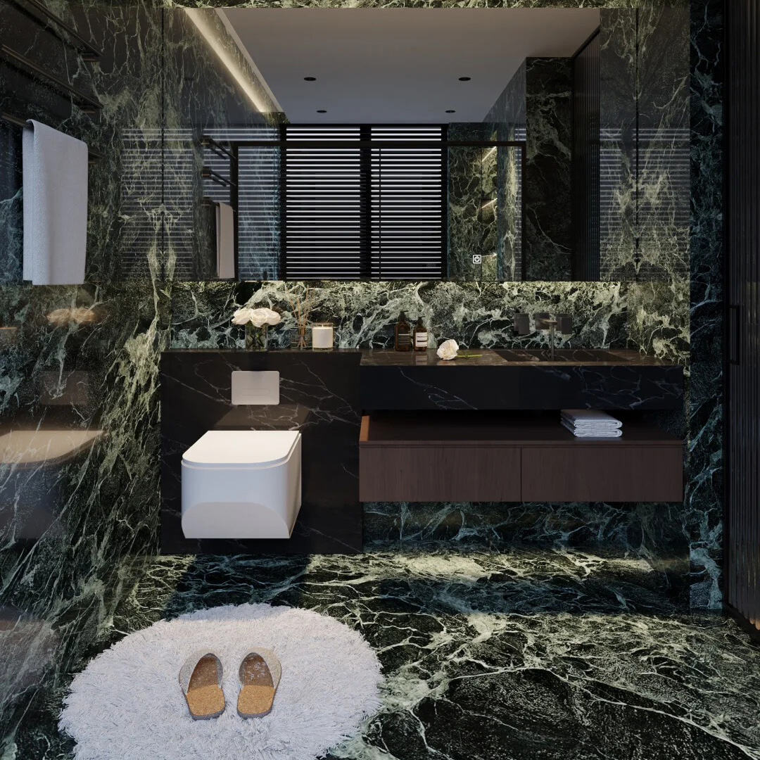 Luxury Jade Green Marble bathroom wall and flooring.jpg