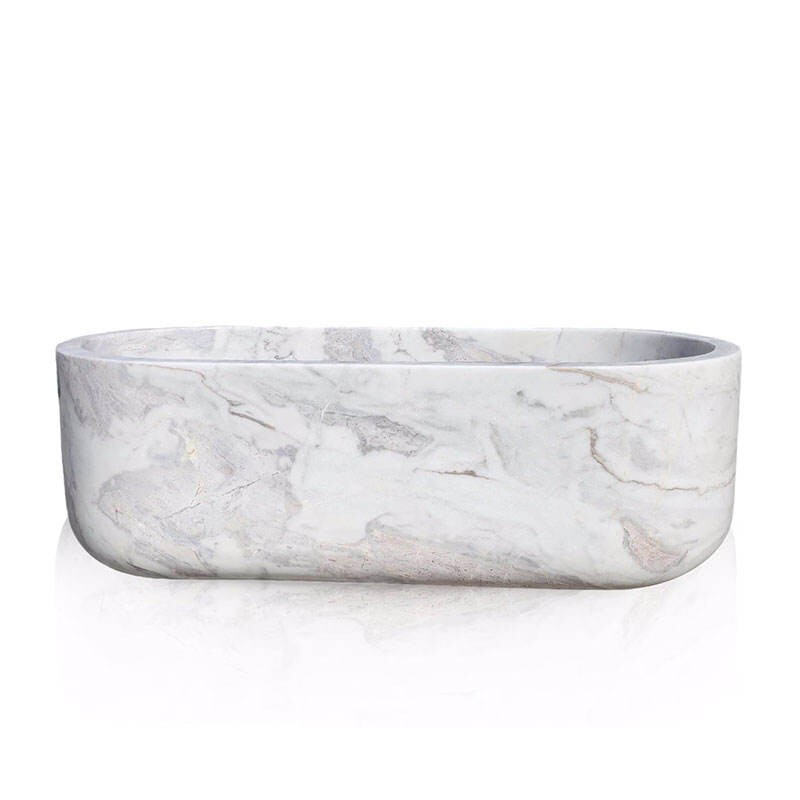 وان حمام مرمری لوکس برند PerfectStone با طراحی بادوام برای پروژه‌های ساخت‌وساز داخلی