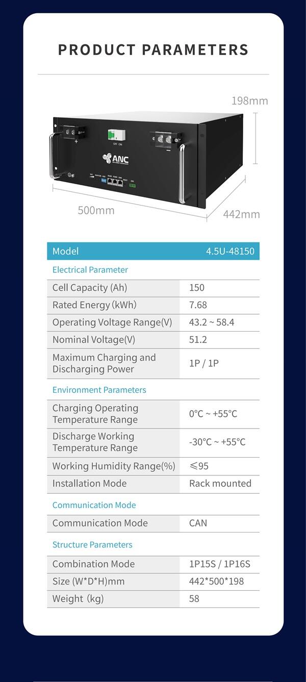 Base Station Energy StorageESS-4.5U-48150 supplier