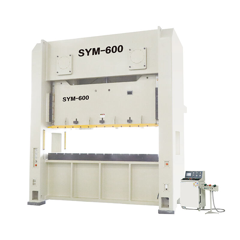 SYM Series Closed-Type Double Crank Precision Power Press (110-600T), E Loketse ho Iketsetsa Mela ea Tlhahiso ea Stamping e nang le Li-Decoilers, Straighteners, le Feeders.