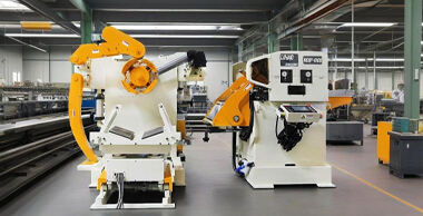 What are the main advantages of the three-in-one feeder for thick plate coil feeding?