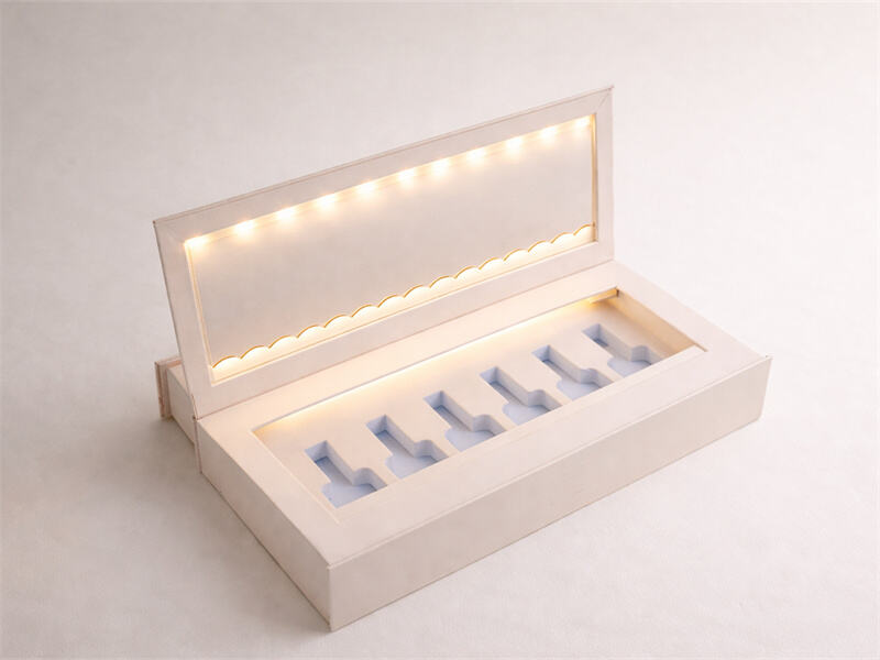 Bakery-Inspired LED Nail Beauty Display Box