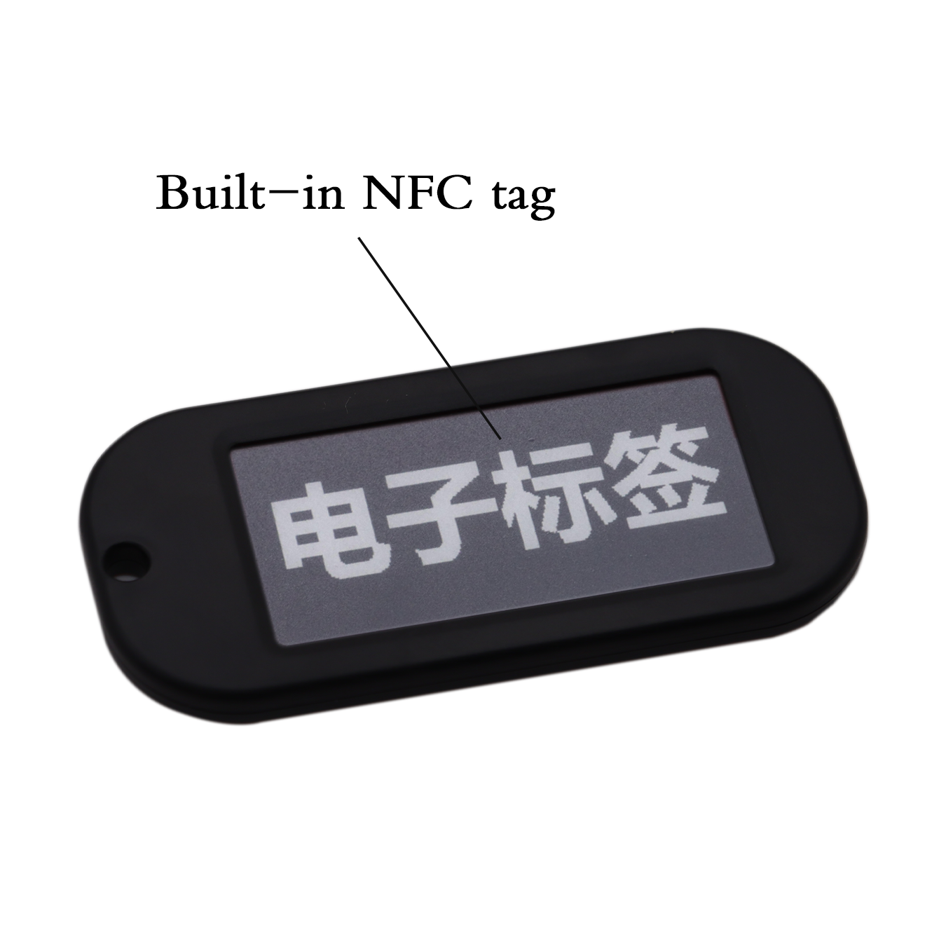 2,1 pouces Système EAS sans fil étanche compact intégré à écran e-ink ultra-fin et étiquette NFC