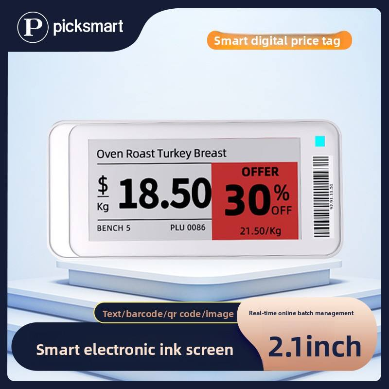 Étiquette Bluetooth E-Ink de 2,13 pouces : la solution d’étiquetage intelligente idéale pour les petites boutiques