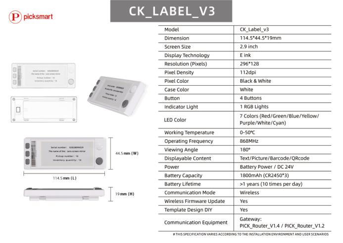 the introduction of pick to light ck_label_v3-6