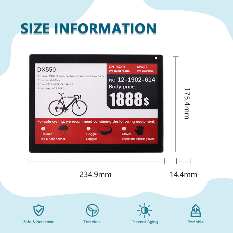 Affichage E-Ink Wi-Fi de 10,2 pouces : une solution plus intelligente pour les salles de réunion, les hôpitaux et les salons professionnels