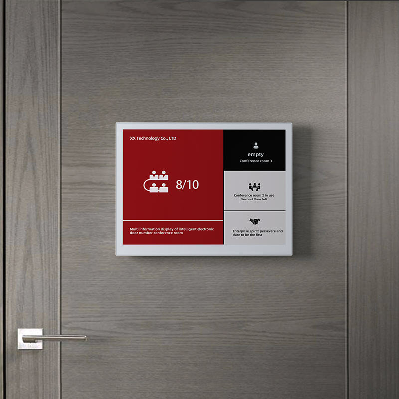 Four Key Advantages of Smart Office Electronic Door Plates: No wiring required + Real-time Wi-Fi + Extended battery life