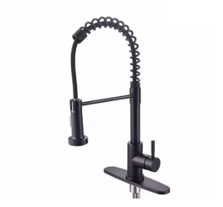 Popularność kranów kuchennych w matowym czarnym kolorze