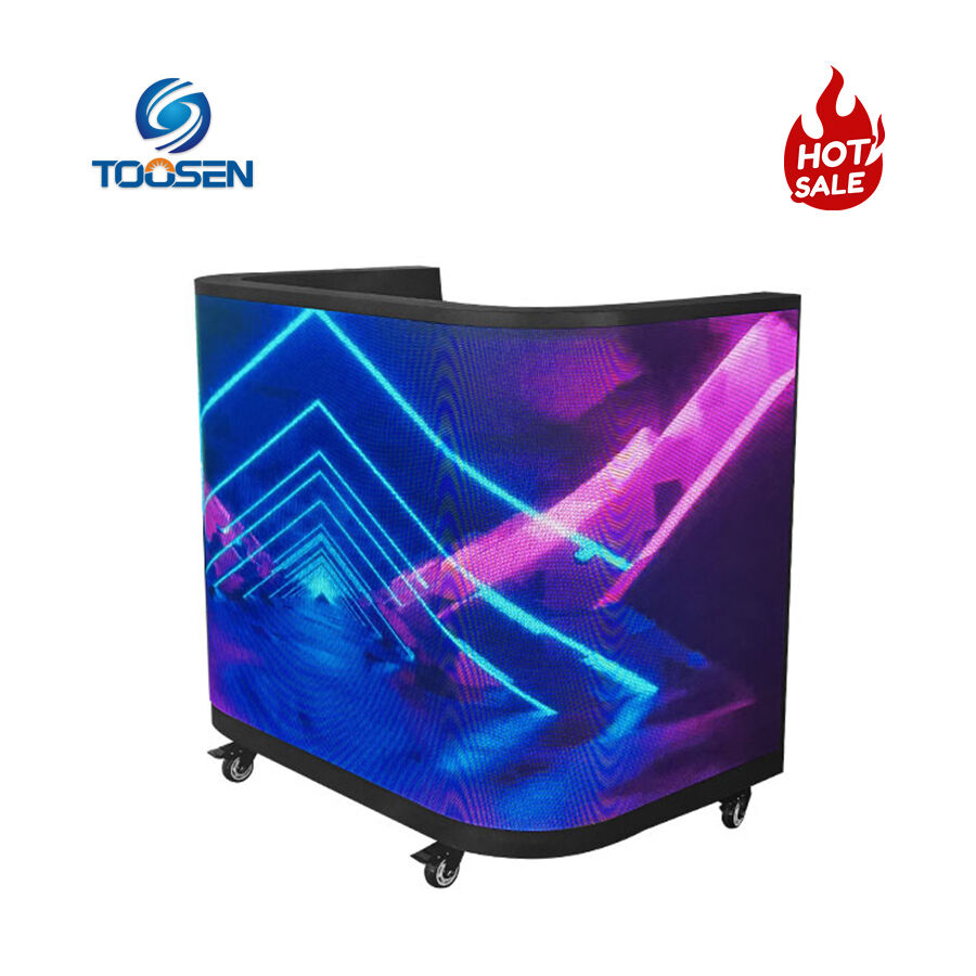 Shaped bar LED display