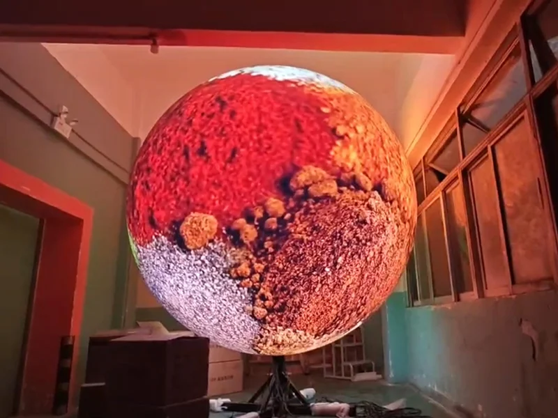 Сферичен LED екран – Диаметър 3м