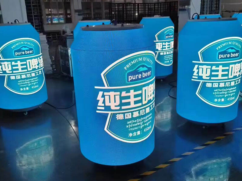 Elevate Your Brand Presence with Custom Bottle-Shaped LED Display Screens