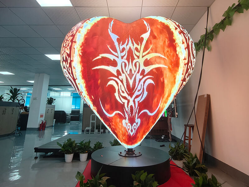 Heart-Shaped LED Display Solution