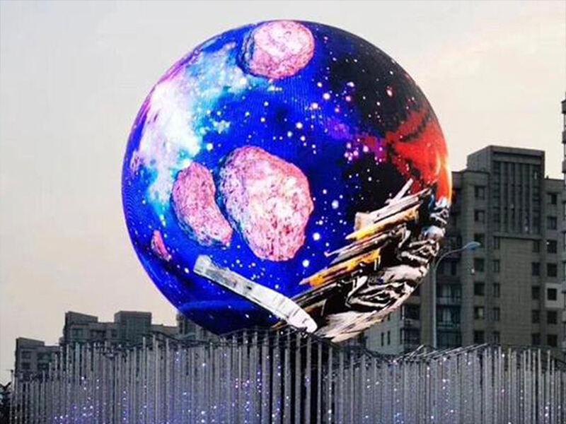 Spherical LED Screens: Becoming Eye-Catching Focal Points in Shopping Mall Atriums & Commercial Lobbies