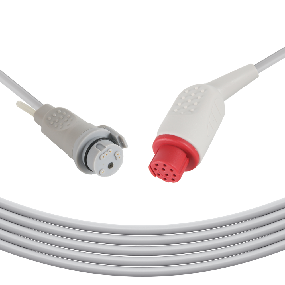 Datex Ohmeda Compatible IBP Adapter Cable, BD Connector