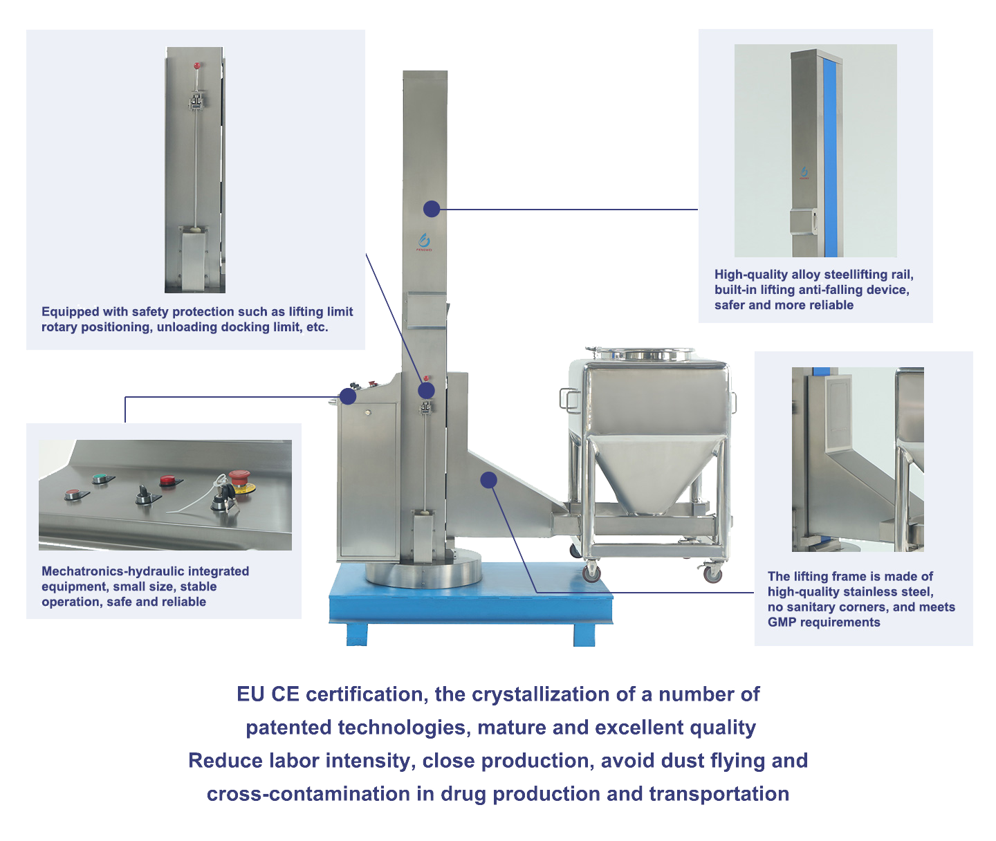 hopper lifting charging machine968-67