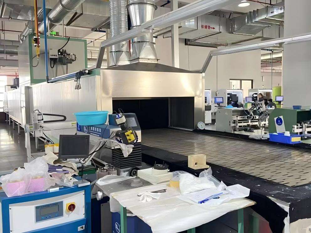 Automatische zeefdrukbewerkingslijn