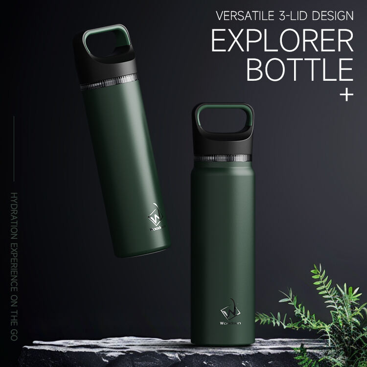 Explorer Bottle Versatile 3-Lid Design