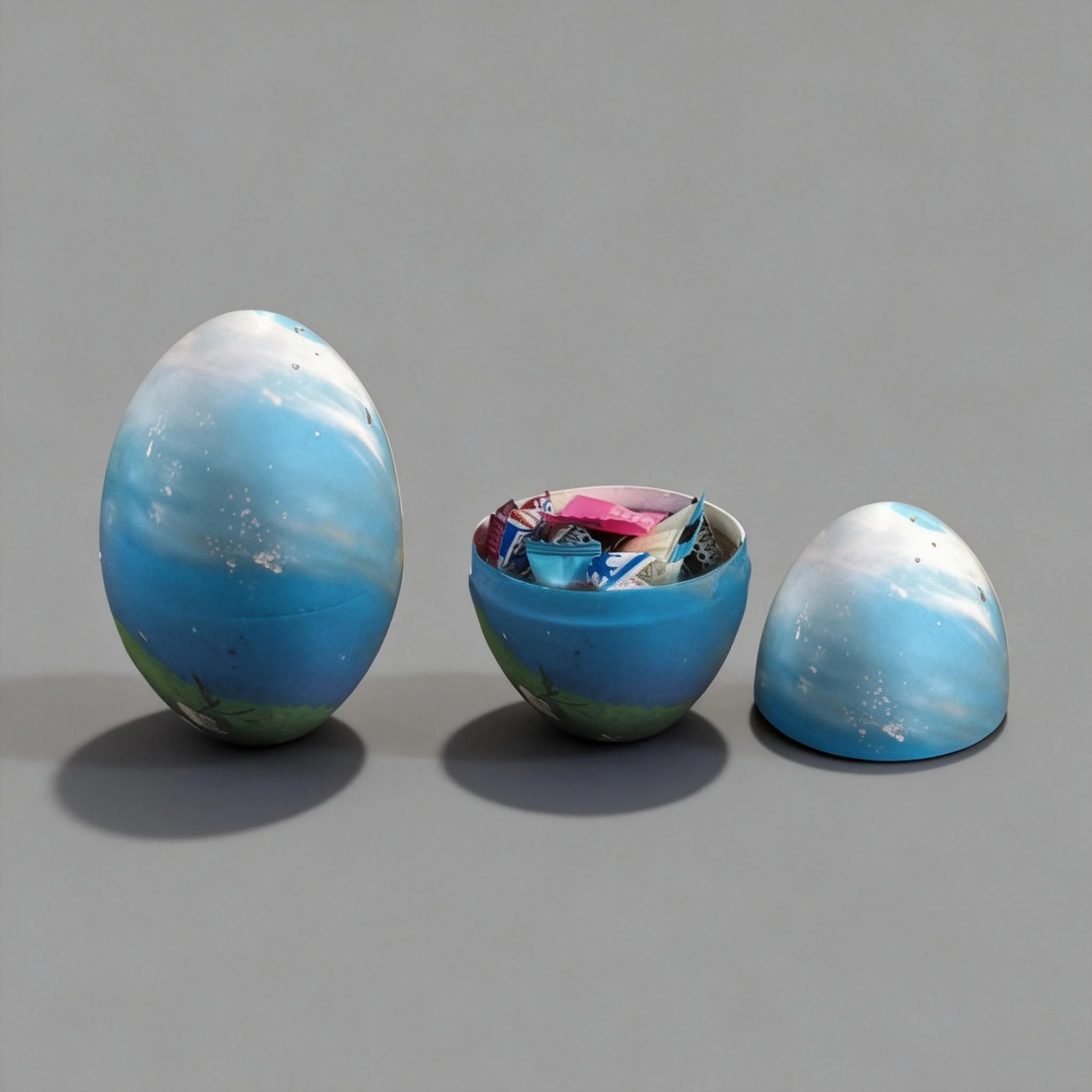 Custom Egg-shaped Molded Pulp Packaging 