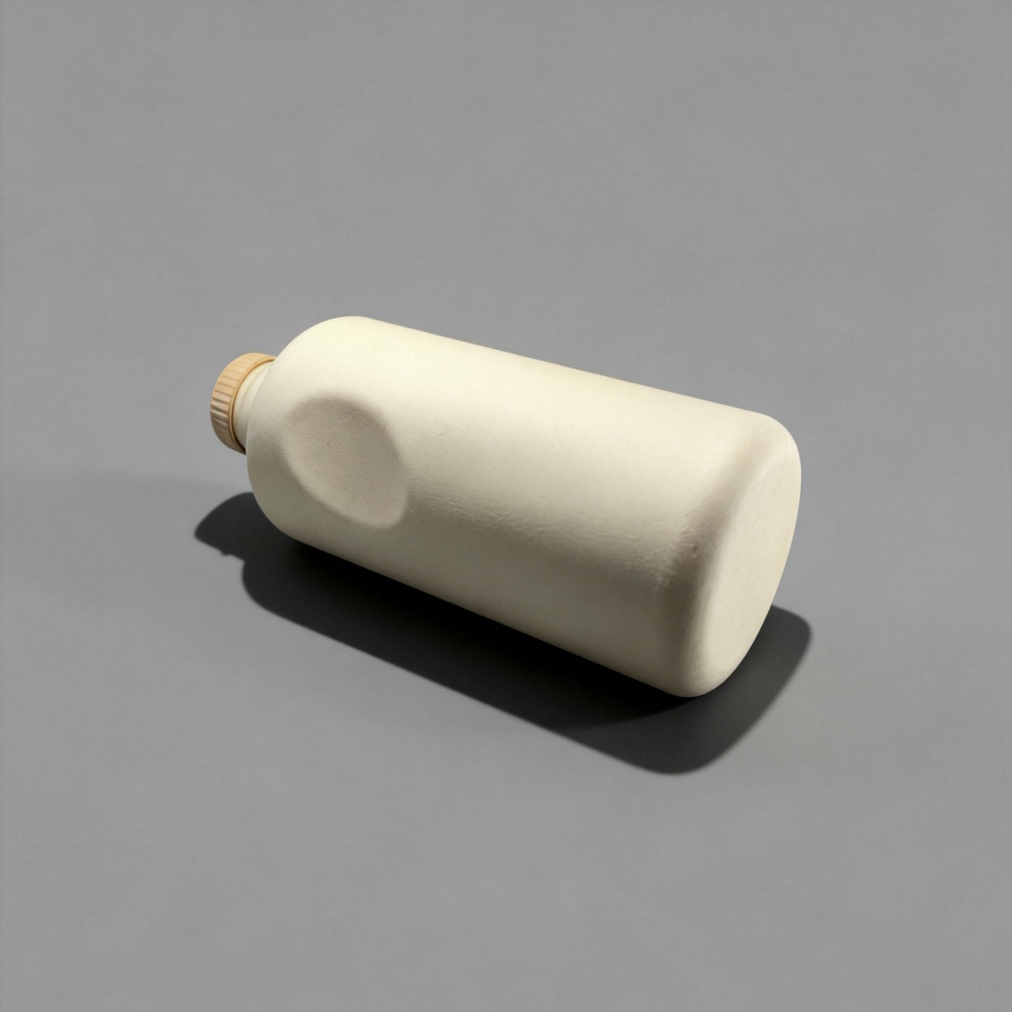 100%Biodegradable Pulp bottle for shampoo/conditioner/body wash/ lotion/drink/powder products