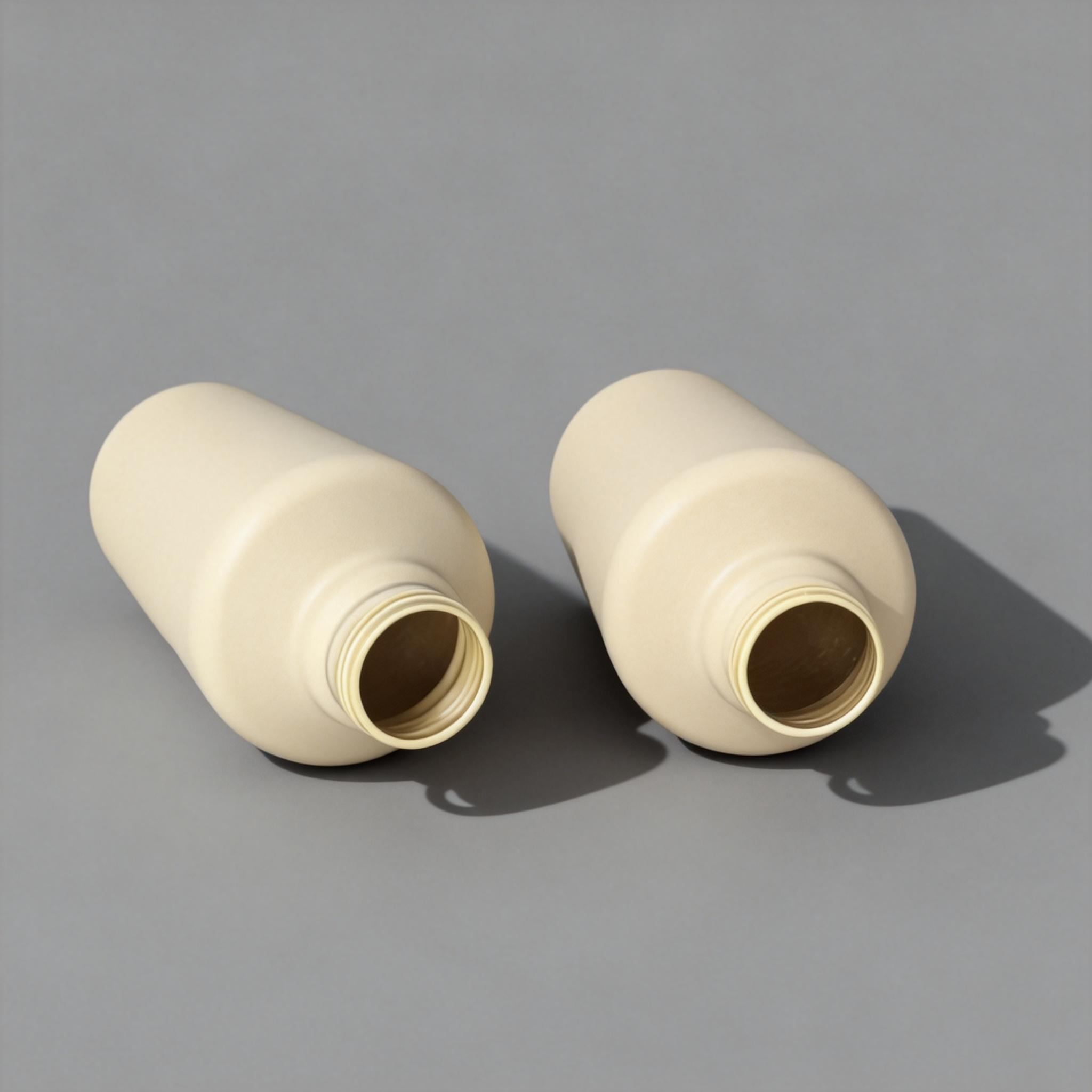 100%Biodegradable Pulp bottle for shampoo/conditioner/body wash/ lotion/drink/powder products