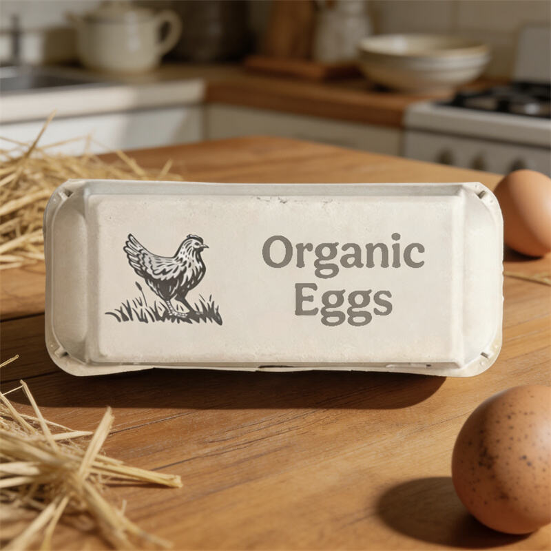 Environmentally Friendly Molded Pulp Packaging For Egg Cartons