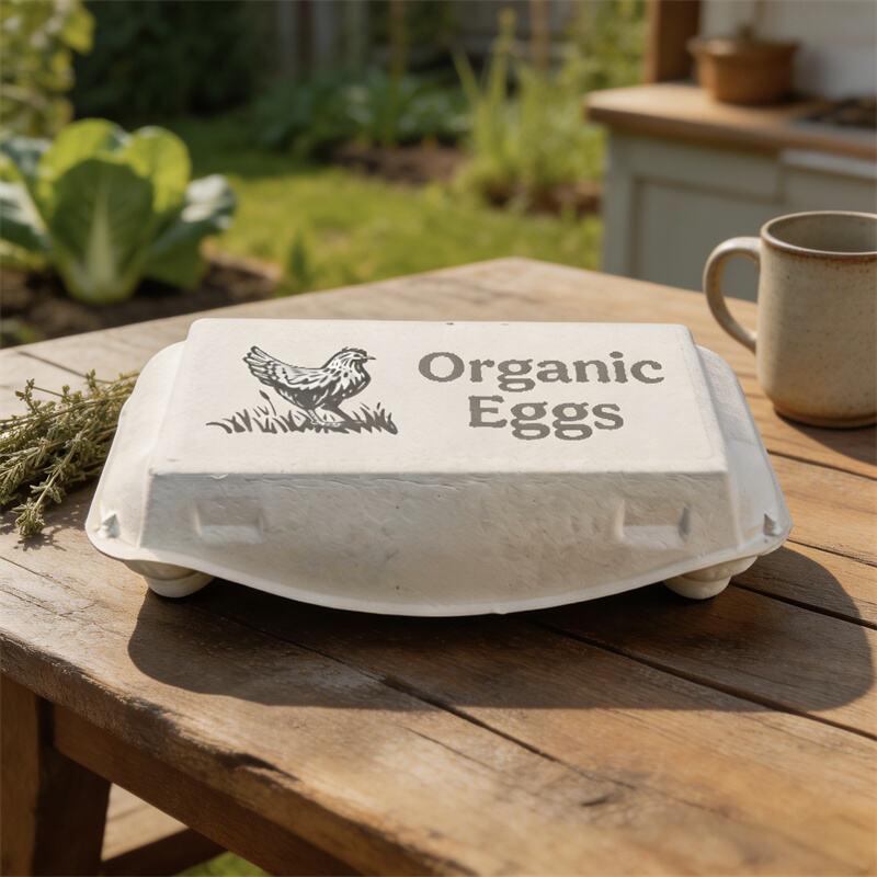 Environmentally Friendly Molded Pulp Packaging For Egg Cartons