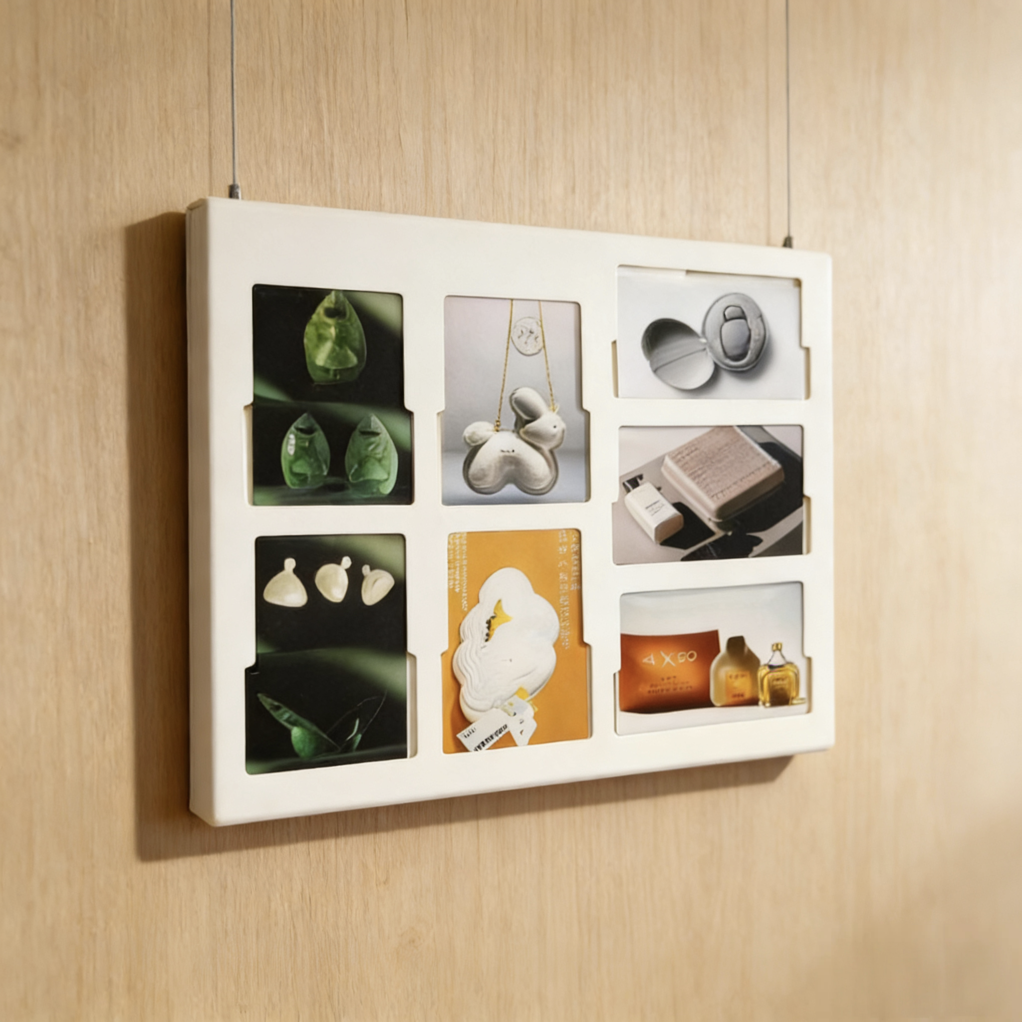 Environmentally Friendly and Biodegradable Paper Pulp Photo Frame Packaging with Custom Creative Shapes 