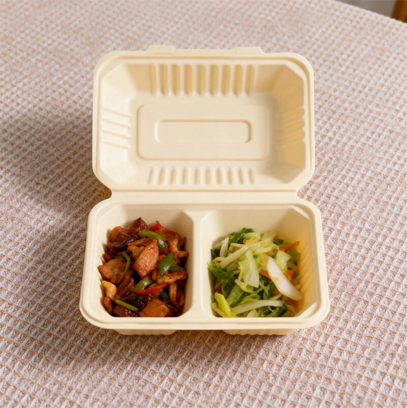 Molded Pulp Sustainable Clamshell Tableware