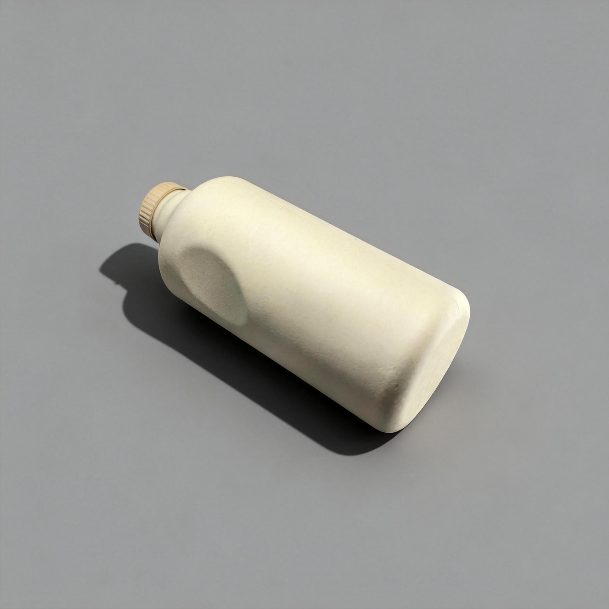 100%Biodegradable Pulp bottle for shampoo/conditioner/body wash/ lotion/drink/powder products