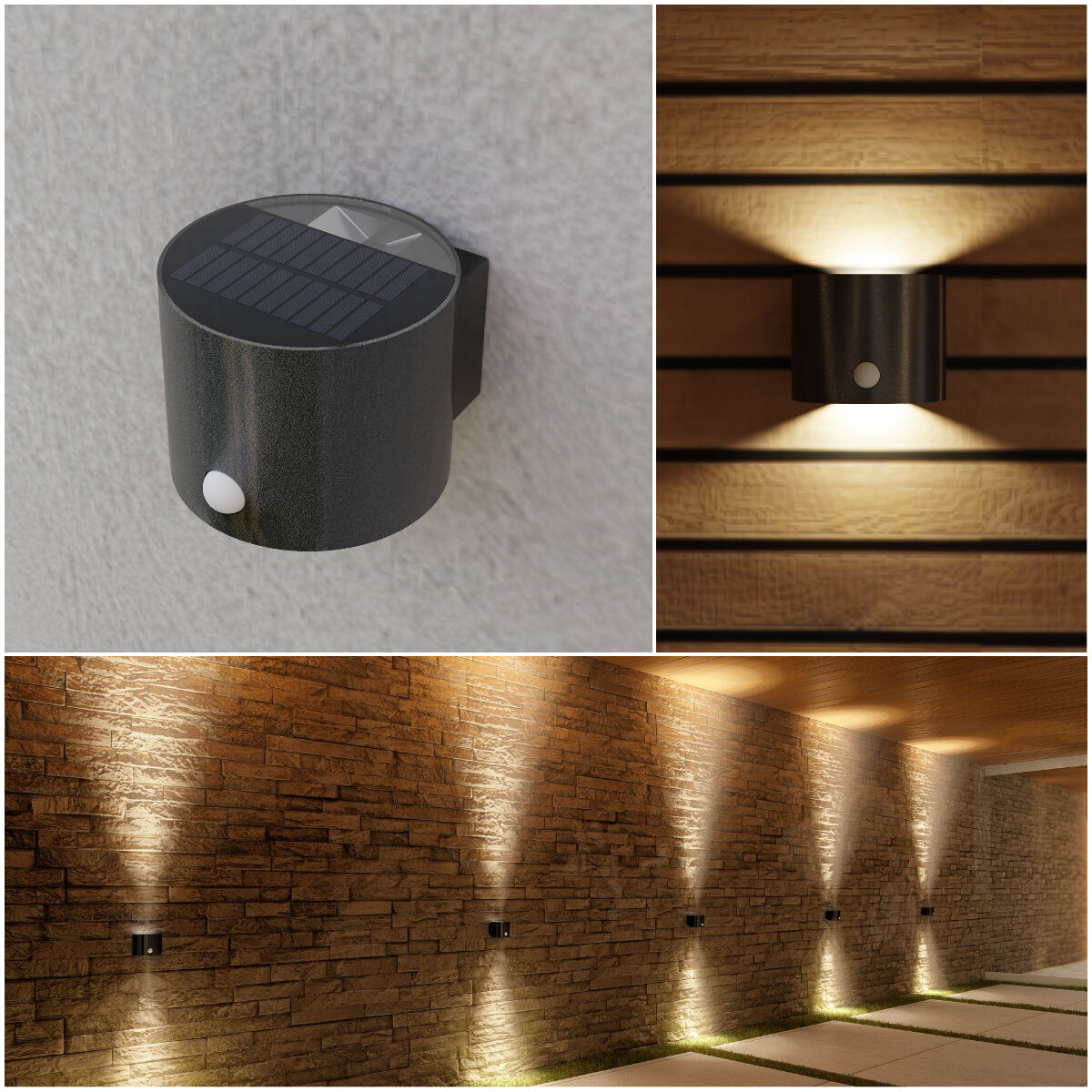 New Launched Up&Down Solar Wall Lights