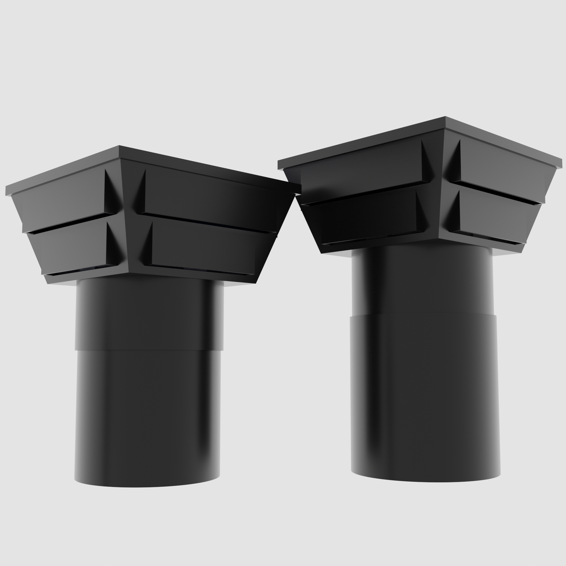 IP65 ABS Roof Mounted Solar-powered ventilation fan for Portable Toilet Tool room