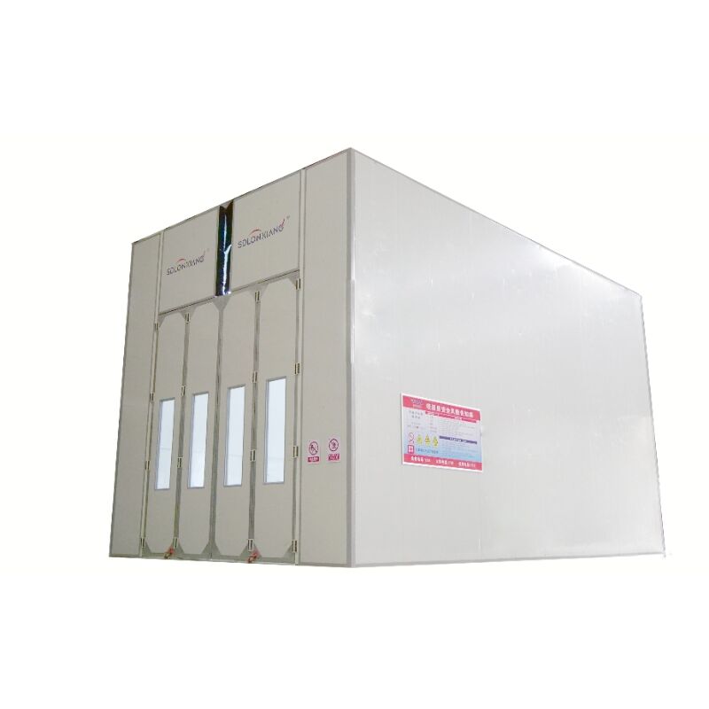 Proveedor de cabina de pintura profesional grande LX-12-45, cabina de pulverización industrial para autobuses y camiones