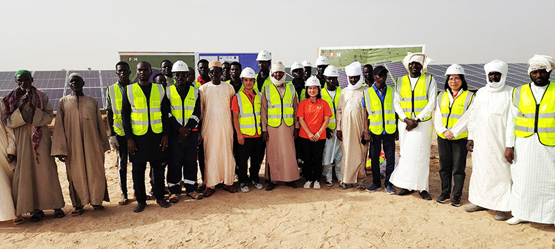 TANFON SOLAR: 8MW Solar System for City TINE , Valued by President of Chad