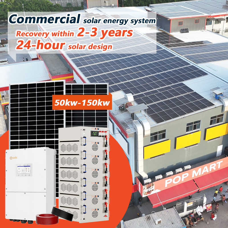 50kW Solar Power System for Supermarkets