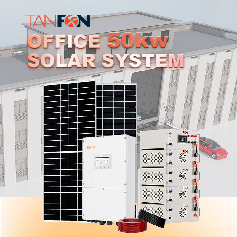 50kW Hybrid Solar System for Small Office Buildings