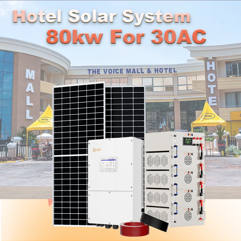 150kw Hotel Hybrid solar Solution 