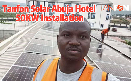 TANFON Hotel 50KW Solar System