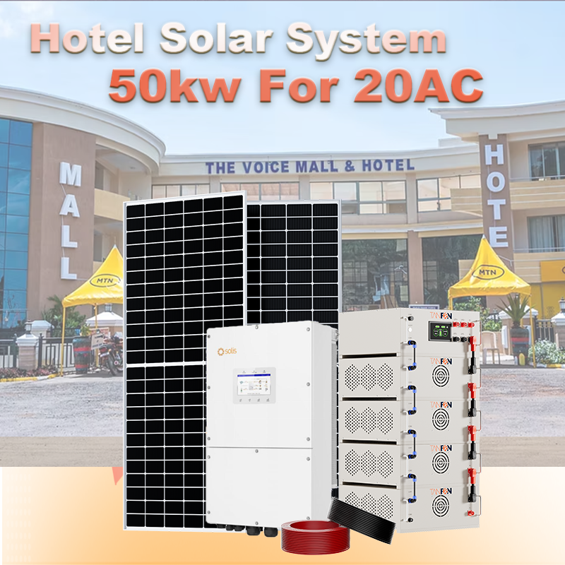 Hotel solar Solution for Nigeria | 50kW | TANFON