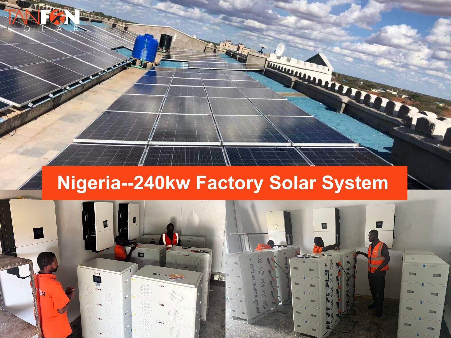 240kW Hybrid Solar System for Pharmaceutical Factory in Osun State, Nigeria