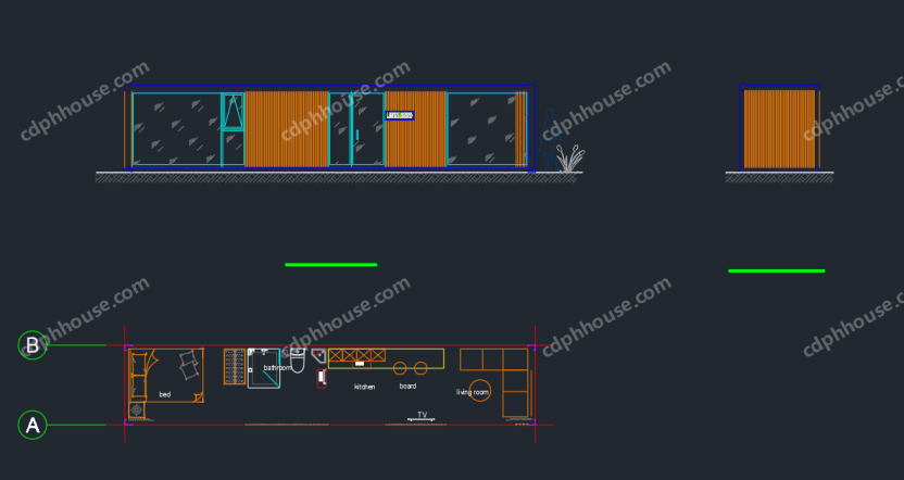 Layout of Container Home