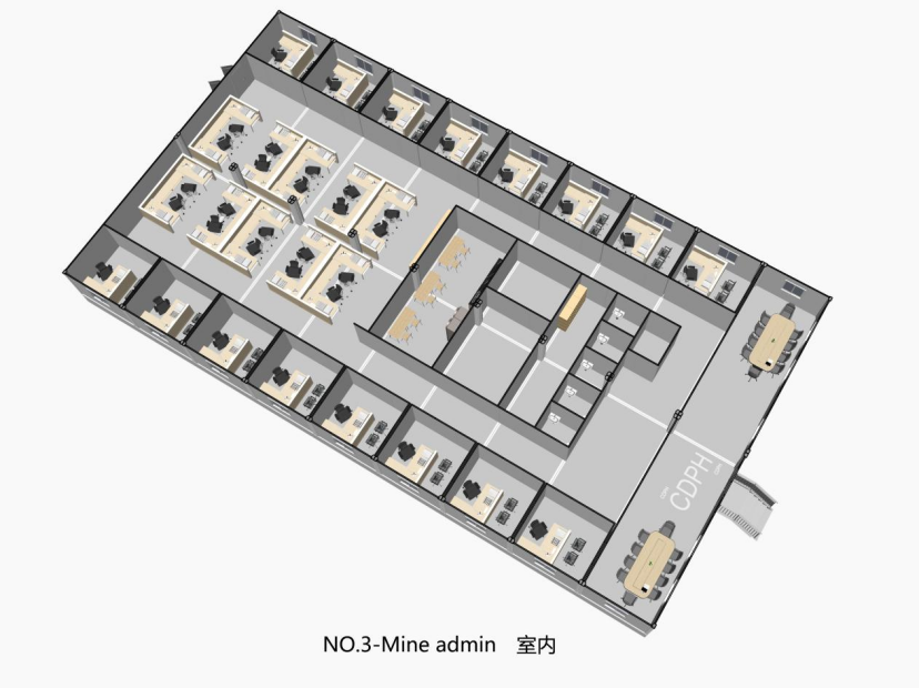 Layout of Modular Office
