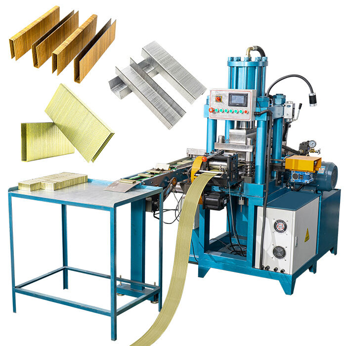 Servo Feeding Staple Making Machine For Q Series/ P Series/ N Series Heavy Duty Staple