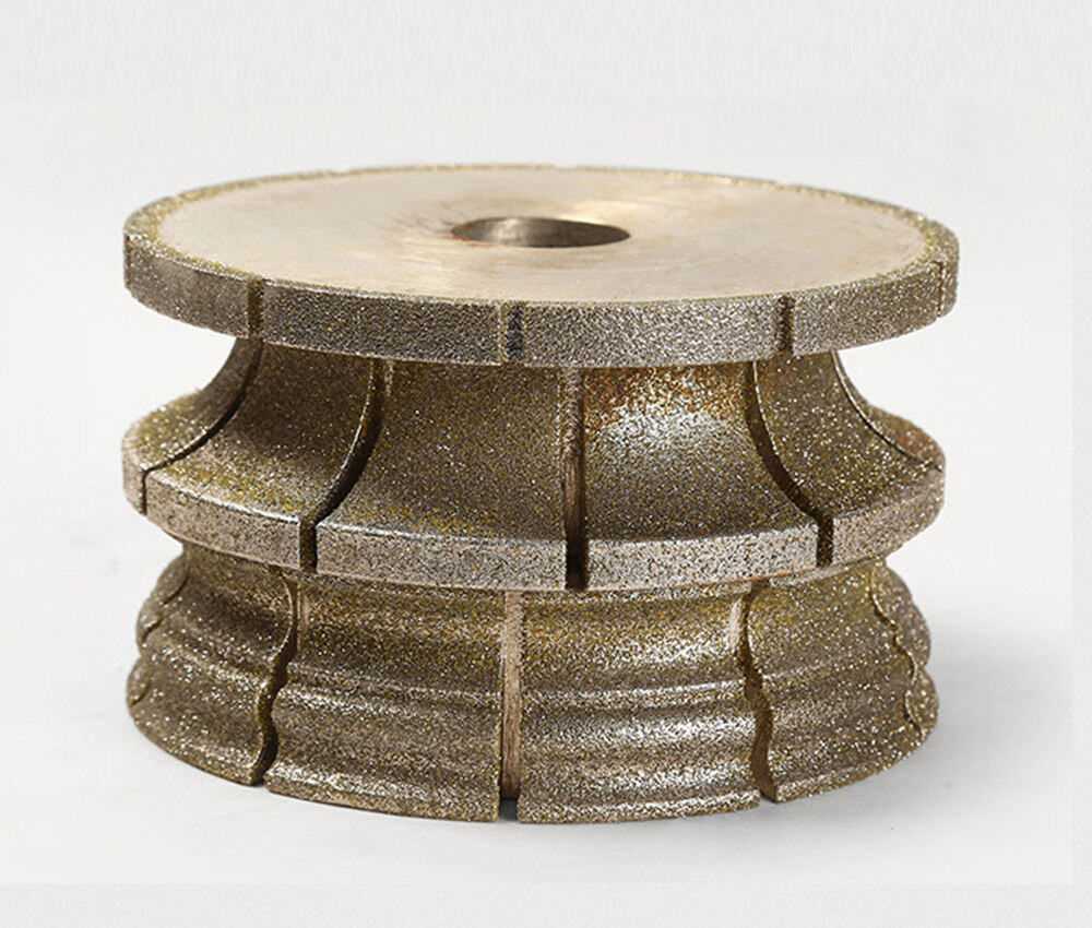 Vacuum Brazed Granite Edge Profile Diamond Grinding Wheel factory