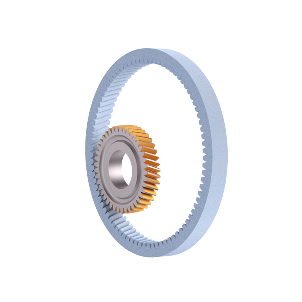 Ceramic honing rings for tooth flank honing