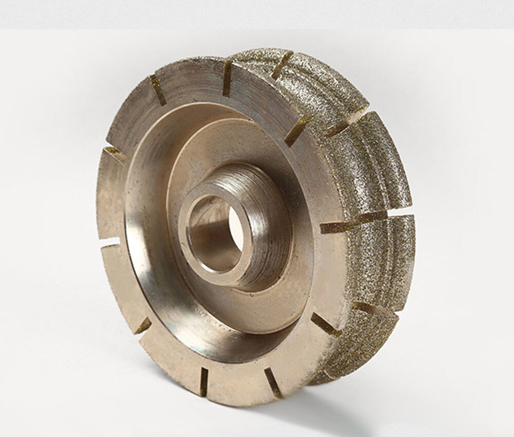 Vacuum Brazed Granite Edge Profile Diamond Grinding Wheel details